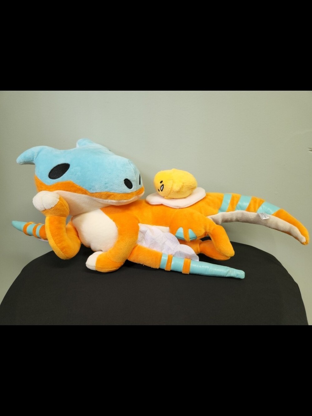 Monster Hunter Tigrex x Sanrio Gudetama Jumbo Plush SEGA
